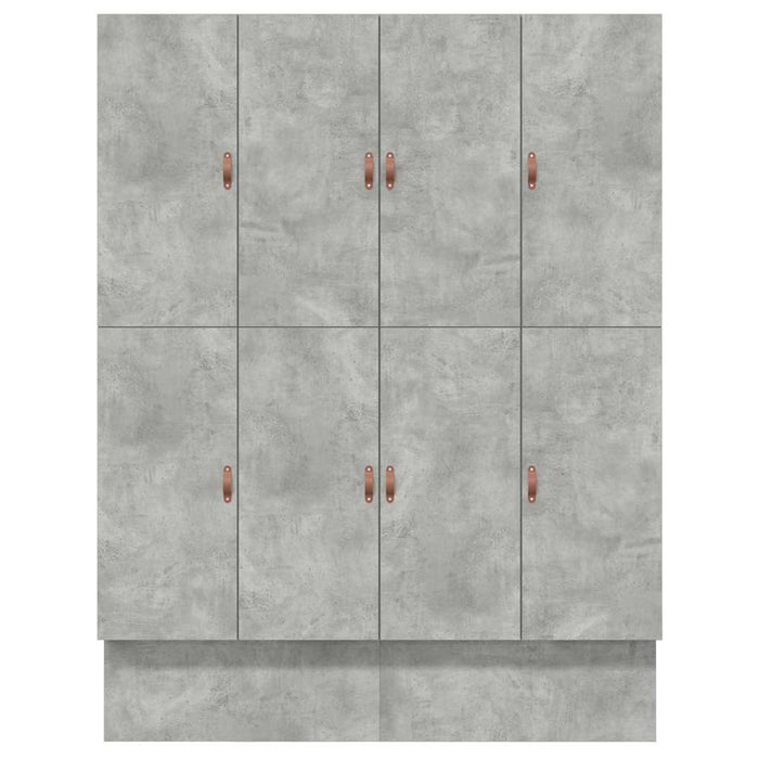 Cadru de pat cu depozitare Gri din beton 236.5 x 180 x 31.5 cm - WALTI WALTI