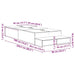 Cadru de pat cu depozitare cu sertar Alb 226.5 x 90 x 31.5 cm - WALTI WALTI