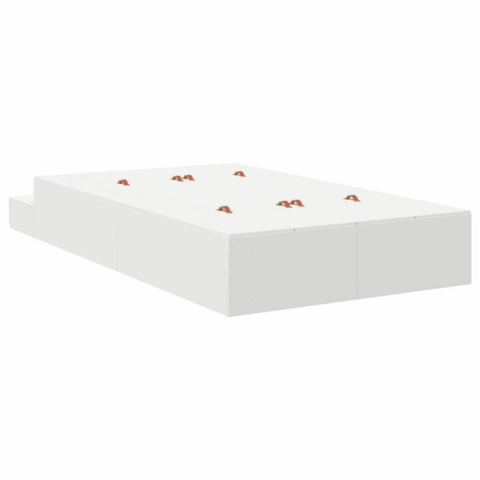 Cadru de pat cu depozitare cu sertar Alb 226.5 x 120 x 31.5 cm - WALTI WALTI
