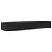 Cadru de pat cu depozitare Stejar negru 226.5 x 120 x 31.5 cm - WALTI WALTI