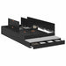 Cadru de pat cu depozitare Stejar negru 226.5 x 120 x 31.5 cm - WALTI WALTI