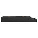 Cadru de pat cu depozitare Stejar negru 226.5 x 120 x 31.5 cm - WALTI WALTI