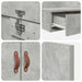 Cadru de pat cu depozitare Gri din beton 226.5 x 120 x 31.5 cm - WALTI WALTI
