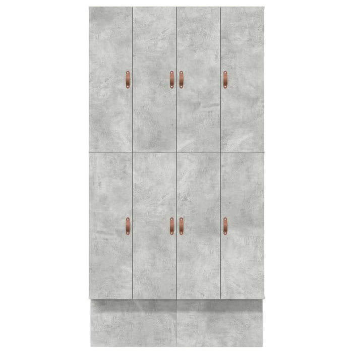 Cadru de pat cu depozitare Gri din beton 226.5 x 120 x 31.5 cm - WALTI WALTI