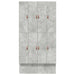 Cadru de pat cu depozitare Gri din beton 226.5 x 120 x 31.5 cm - WALTI WALTI