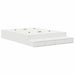 Cadru de pat cu depozitare cu sertar Alb 226.5 x 140 x 31.5 cm - WALTI WALTI