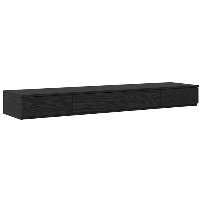 Cadru de pat cu depozitare Stejar negru 226.5 x 140 x 31.5 cm - WALTI WALTI