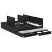 Cadru de pat cu depozitare Stejar negru 226.5 x 140 x 31.5 cm - WALTI WALTI