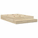 Cadru de pat cu depozitare Stejar Sonoma 226.5 x 140 x 31.5 cm - WALTI WALTI