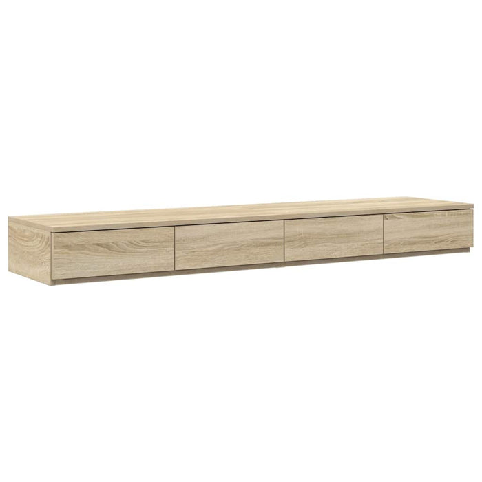 Cadru de pat cu depozitare Stejar Sonoma 226.5 x 140 x 31.5 cm - WALTI WALTI