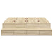 Cadru de pat cu depozitare Stejar Sonoma 226.5 x 140 x 31.5 cm - WALTI WALTI