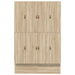 Cadru de pat cu depozitare Stejar Sonoma 226.5 x 140 x 31.5 cm - WALTI WALTI