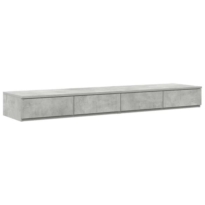 Cadru de pat cu depozitare Gri din beton 226.5 x 140 x 31.5 cm - WALTI WALTI