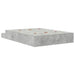 Cadru de pat cu depozitare Gri din beton 226.5 x 140 x 31.5 cm - WALTI WALTI