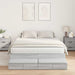 Cadru de pat cu depozitare sonoma gri 226.5 x 140 x 31.5 cm - WALTI WALTI