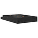 Cadru de pat cu depozitare Stejar negru 226.5 x 135 x 31.5 cm - WALTI WALTI