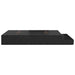 Cadru de pat cu depozitare Stejar negru 226.5 x 135 x 31.5 cm - WALTI WALTI