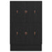 Cadru de pat cu depozitare Stejar negru 226.5 x 135 x 31.5 cm - WALTI WALTI