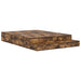 Cadru de pat cu depozitare Stejar fumuriu 226.5 x 135 x 31.5 cm - WALTI WALTI