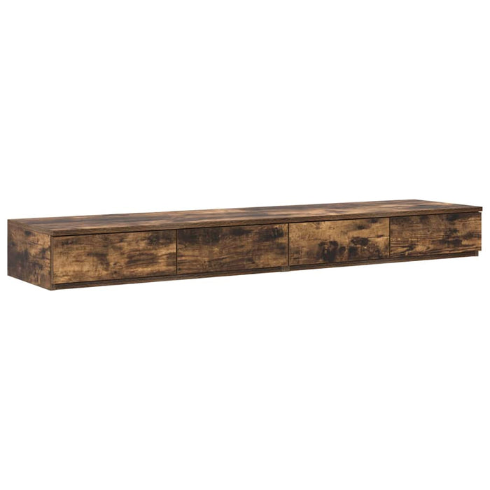 Cadru de pat cu depozitare Stejar fumuriu 226.5 x 135 x 31.5 cm - WALTI WALTI