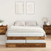 Cadru de pat cu depozitare Lemn vechi 226.5 x 135 x 31.5 cm - WALTI WALTI