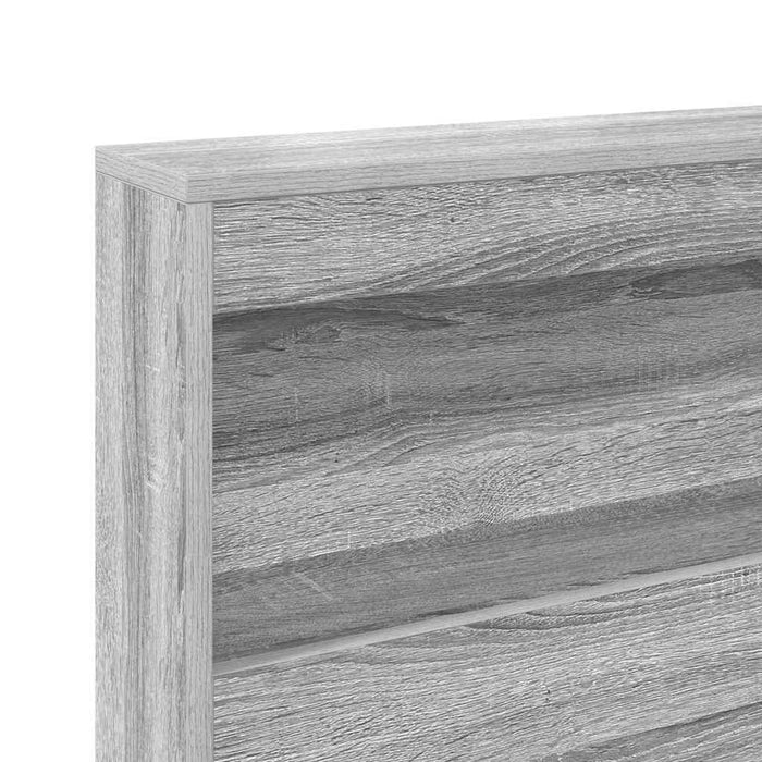 Pat bibliotecă sonoma gri 100 x 200 cm Lemn compozit WALTI