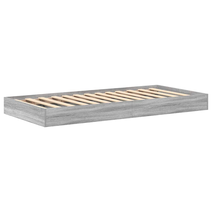 Pat bibliotecă sonoma gri 100 x 200 cm Lemn compozit WALTI
