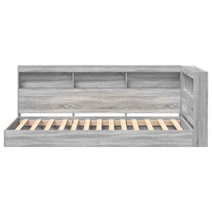 Pat bibliotecă sonoma gri 100 x 200 cm Lemn compozit WALTI
