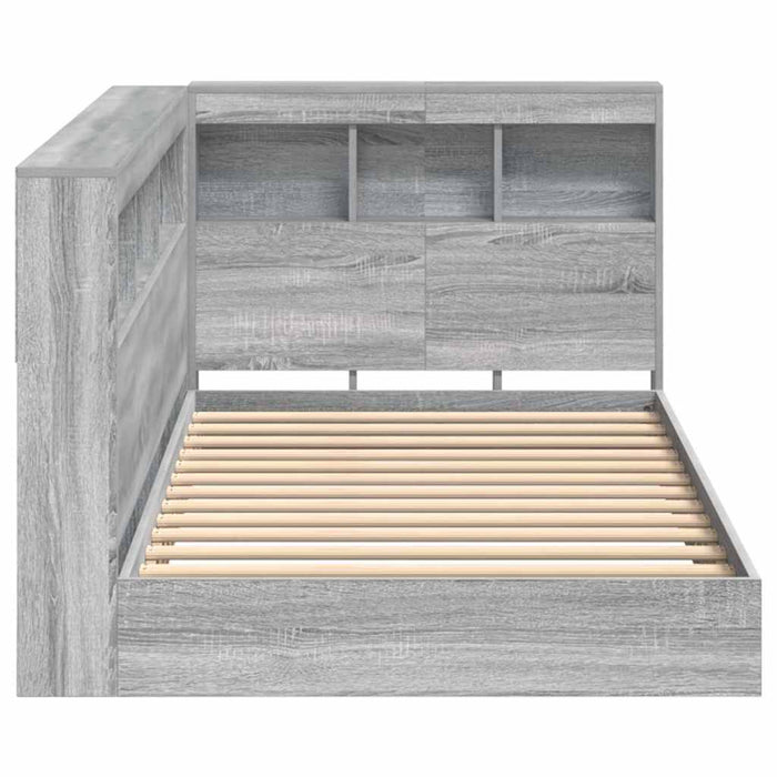 Pat bibliotecă sonoma gri 100 x 200 cm Lemn compozit WALTI