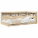 Pat bibliotecă Stejar Sonoma 75 x 190 cm Lemn compozit - WALTI WALTI