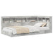 Pat bibliotecă Gri din beton 75 x 190 cm Lemn compozit - WALTI WALTI