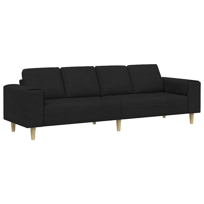 Set de canapea Negru țesătură - WALTI WALTI