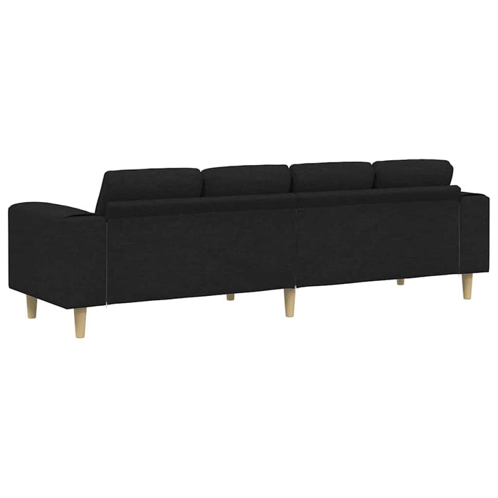 Set de canapea Negru țesătură - WALTI WALTI