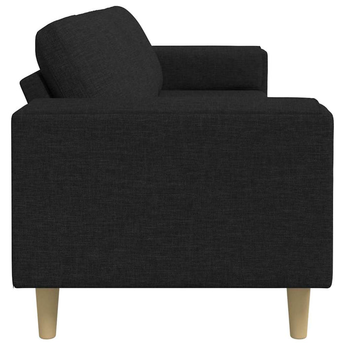 Set de canapea Negru țesătură - WALTI WALTI