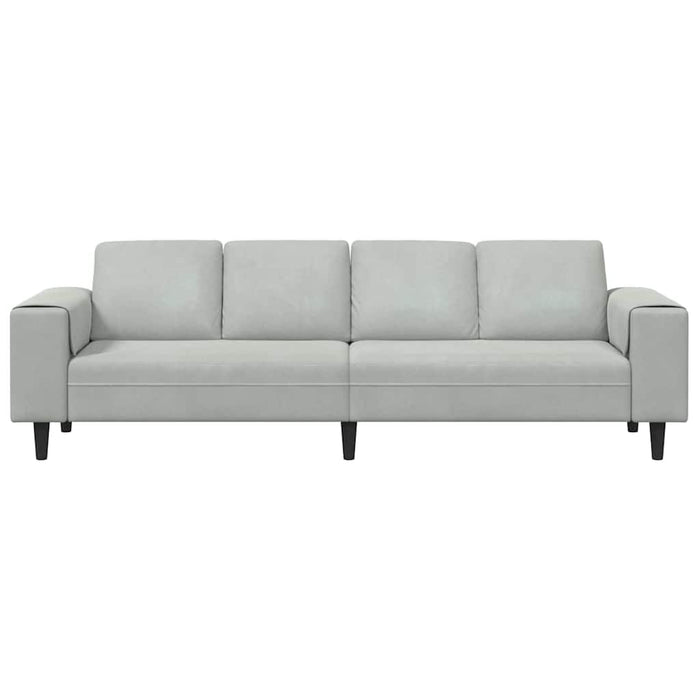 Set de canapea Gri deschis Catifea - WALTI WALTI