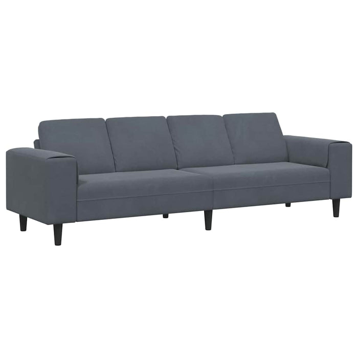 Set de canapea Gri închis Catifea - WALTI WALTI