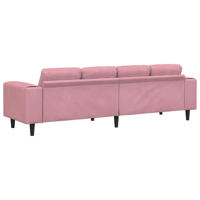 Set de canapea Roz Catifea - WALTI WALTI