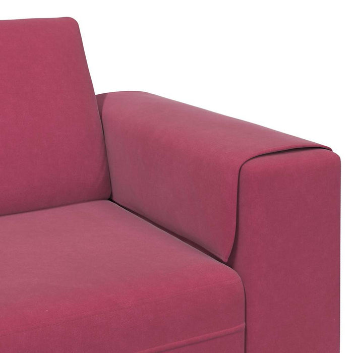 Set de canapea bordo Catifea - WALTI WALTI