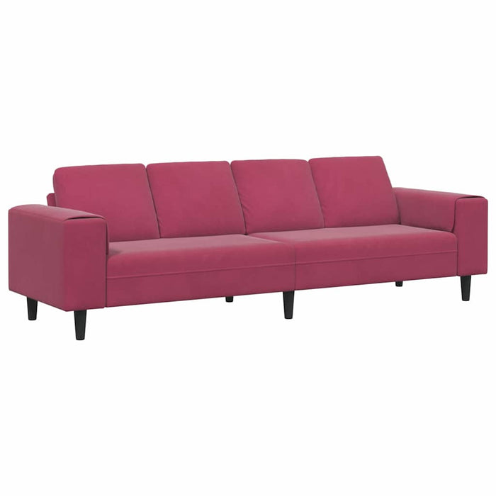 Set de canapea bordo Catifea - WALTI WALTI