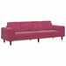 Set de canapea bordo Catifea - WALTI WALTI