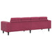 Set de canapea bordo Catifea - WALTI WALTI