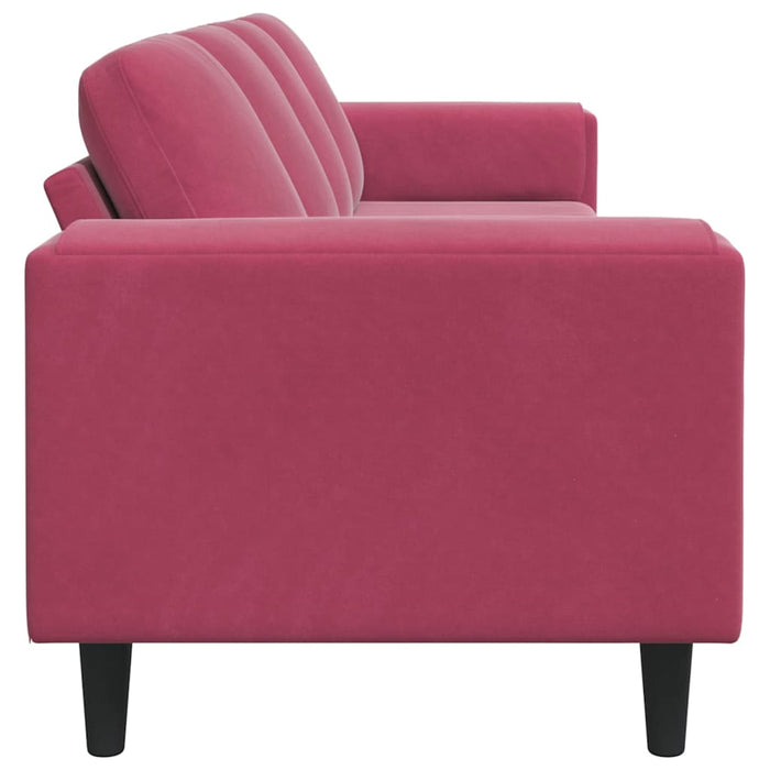 Set de canapea bordo Catifea - WALTI WALTI