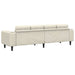 Set de canapea Crem Catifea - WALTI WALTI