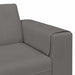 Sofa din material textil Gri deschis 208 cm Țesătură de catifea - WALTI WALTI