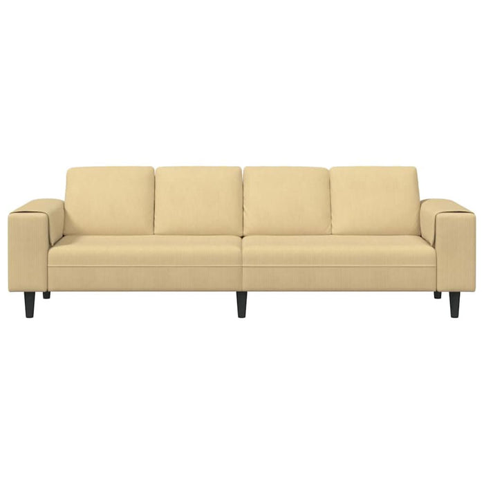 Sofa din material textil Gri Verde 208 cm Țesătură de catifea - WALTI WALTI