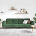 Canapea Verde închis 250 x 77 x 76 cm Țesătură din corduroy - WALTI WALTI