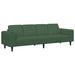 Canapea Verde închis 250 x 77 x 76 cm Țesătură din corduroy - WALTI WALTI