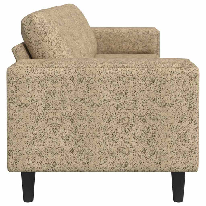 Set de canapea Gri deschis Piele ecologică de suede - WALTI WALTI