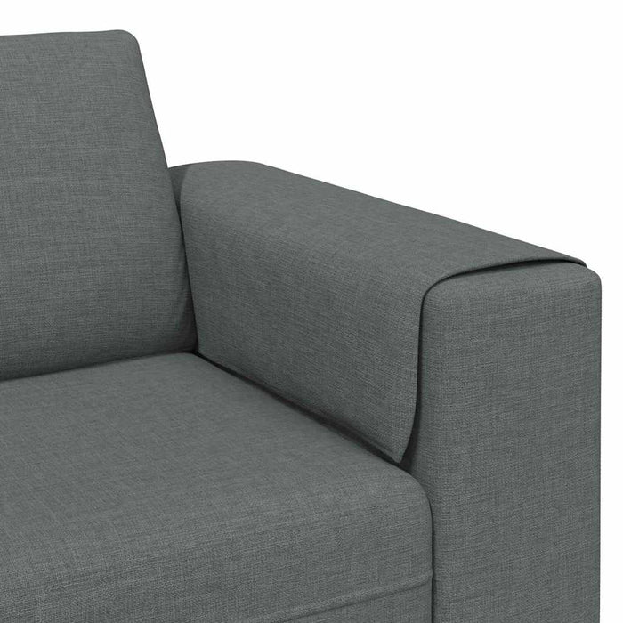 Set de canapea 3 pcs Gri închis țesătură - WALTI WALTI