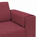 Set de canapea 3 pcs bordo țesătură - WALTI WALTI